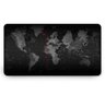 Mouse Pad Gamer Speed Extra Grande 80X30 Mapa Mundi Preto - 1