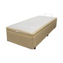Ver imagem 4 de Cama Box Baú Castor Solteiro Linho Bege 120x203x35cm