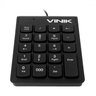 TECLADO NUMERICO USB DYNAMIC 20 TECLAS CABO 1.8M PRETO - DT91 Vinik - 5