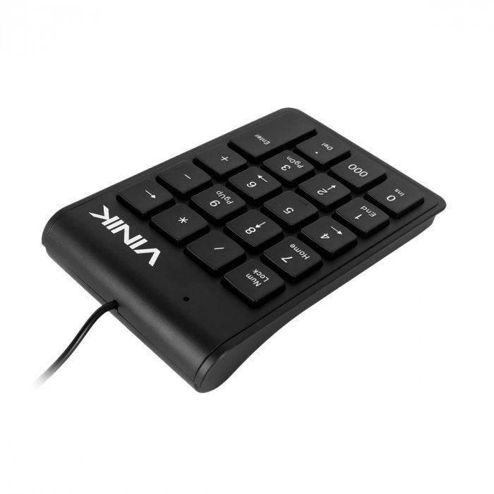 Mais Vendido Com Fio Usb Teclado Numérico Slim Mini Número Pad Digital