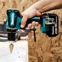 Ver imagem 3 de Parafusadeira Furadeira sem Fio 18v Torque 50n.m com Motor Bl Resistência Água Ddf485z Makita
