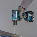 Ver imagem 5 de Parafusadeira Furadeira sem Fio 18v Torque 50n.m com Motor Bl Resistência Água Ddf485z Makita