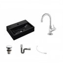 Ver imagem 2 de Kit Cuba Q45 com Torneira 1198 Metal e Válvula Click 1 Pol. 1/2 Sifão Cromado e Flexível Compace