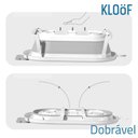 Ver imagem 2 de Banheira Dobrável Aurora Sea Média - Cinza