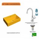 Ver imagem 3 de Kit Cuba Q45 com Torneira 1198 Metal e Válvula 1" Pol. Compace