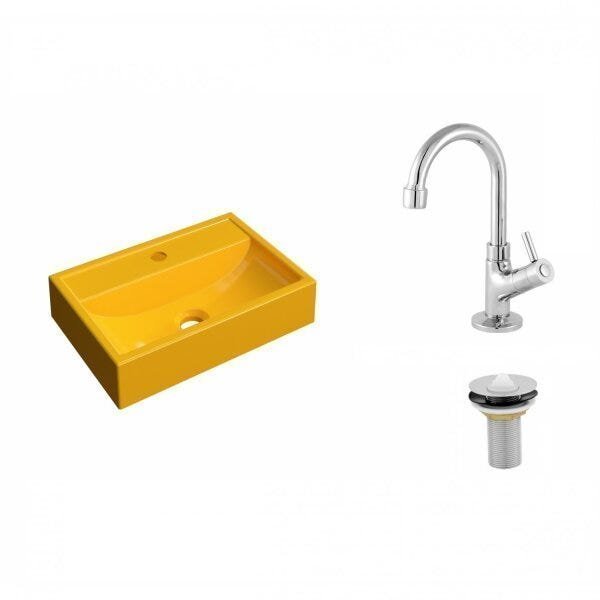 Kit Cuba Q45 com Torneira 1198 Metal e Válvula 1" Pol. Compace - 2