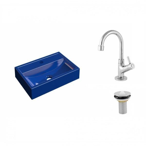 Kit Cuba Q45 com Torneira 1198 Metal e Válvula 1" Pol. Compace - 2