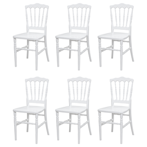 Kit 6 Cadeiras Dior Polipropileno Sala Cozinha Jantar Restaurante Eventos Festas - Mercado Cadeiras