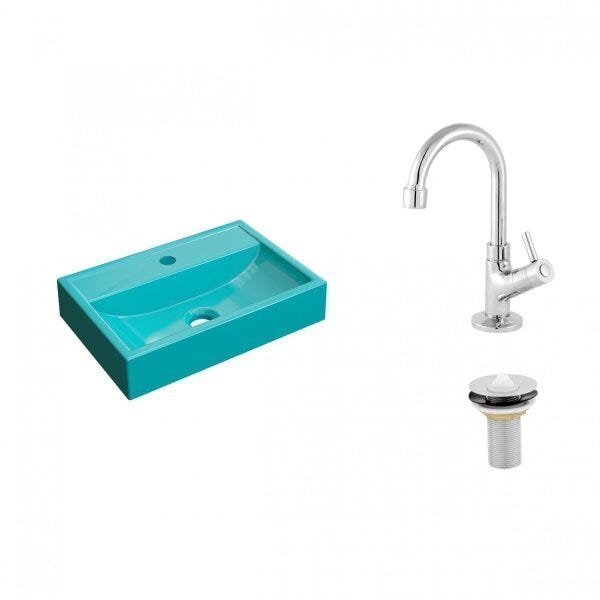 Kit Cuba Q45 com Torneira 1198 Metal e Válvula 1" Pol. Compace - 2
