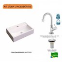 Ver imagem 3 de Kit Cuba Q45 com Torneira 1198 Metal e Válvula 1" Pol. Compace