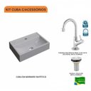 Ver imagem 3 de Kit Cuba Q45 com Torneira 1198 Metal e Válvula 1" Pol. Compace