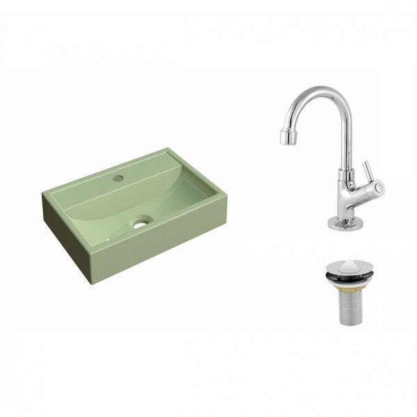 Kit Cuba Q45 com Torneira 1198 Metal e Válvula 1" Pol. Compace - 2
