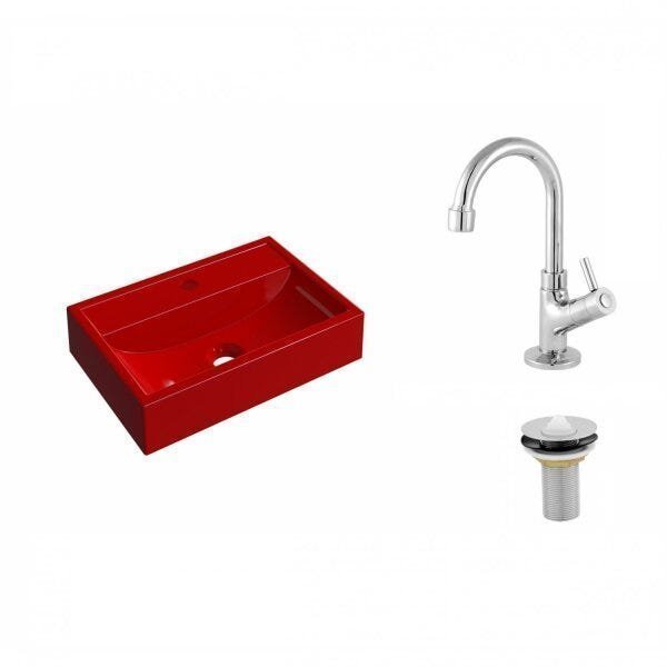 Kit Cuba Q45 com Torneira 1198 Metal e Válvula 1" Pol. Compace - 2