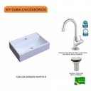 Ver imagem 3 de Kit Cuba Q45 com Torneira 1198 Metal e Válvula 1" Pol. Compace