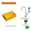 Ver imagem 3 de Kit Cuba Q45 com Torneira 1198 Metal e Válvula Click 1"b Pol. Compace