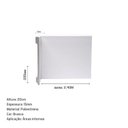 Ver imagem 3 de Rodapé Liso 20cm Poliestireno 15mm Metro Linear Barra 240cm Flat Branco Graddus
