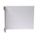 Ver imagem 1 de Rodapé Liso 20cm Poliestireno 15mm Metro Linear Barra 240cm Flat Branco Graddus