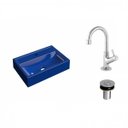 Ver imagem 2 de Kit Cuba Q45 com Torneira 1198 Metal e Válvula Click 1"b Pol. Compace