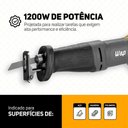 Ver imagem 7 de Serra Sabre Wf SA01 1200W com Punho Giratório Cinza Wap 220V
