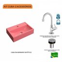 Ver imagem 3 de Kit Cuba Q45 com Torneira 1198 Metal e Válvula Click 1"b Pol. Compace