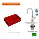 Ver imagem 3 de Kit Cuba Q45 com Torneira 1198 Metal e Válvula Click 1"b Pol. Compace