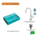 Ver imagem 3 de Kit Cuba Q45 com Torneira 1198 Metal e Válvula Click 1 Pol. Compace