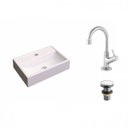 Ver imagem 2 de Kit Cuba Q45 com Torneira 1198 Metal e Válvula Click 1 Pol. Compace