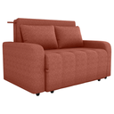 Ver imagem 2 de Sofa Cama 2 Lugares 138 Cm Amora Tecido Pompeia G500 Terracota Milani Store