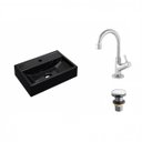 Ver imagem 2 de Kit Cuba Q45 com Torneira 1198 Metal e Válvula Click 1 Pol. Compace