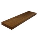 Ver imagem 3 de Kit 3 Prateleiras Grossas Flutuante 60x15cm Mdf Amadeirado Rustico com Suporte Invisível Flutuante
