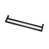 Toalheiro de Banho Banheiro Duplo 60cm em Aço Inox Black Matte Preto Fosco Stainless - 1