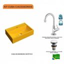 Ver imagem 3 de Kit Cuba Q45 com Torneira 1198 Metal e Válvula Click 1 Pol. 1/2 Compace