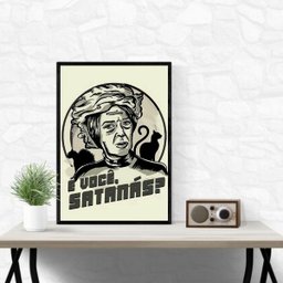 Quadro Bruxa do 71- Chaves 45x34cm:moldura Preta - 1