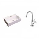 Ver imagem 2 de Kit Cuba Q45 com Torneira 1198 Metal 1/4 Volta Compace