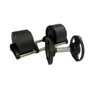 Peso Dumbbell Halter Ajustavel até 20kg Ahead Sports Preto