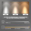 Ver imagem 7 de Lustre Led Pendente Infinito Moderno Luxo Bivolt 45w Dourado Brinovar