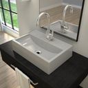 Ver imagem 1 de Kit Cuba Q45 com Torneira Luxo 1195 Metal Válvula 1 Pol. Sifão Pvc e Flexível Compace