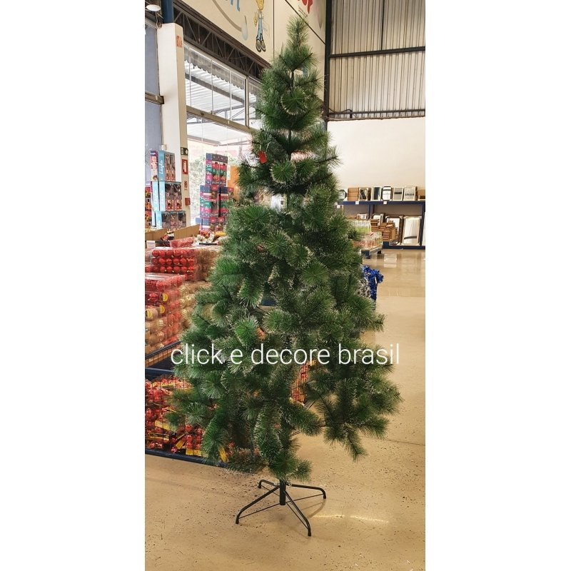 Árvore De Natal Grande Artificial Luxo 180 Cm Cheia