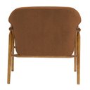 Ver mais imagens de Kit 02 Poltronas Luna Base Madeira Poliéster Terracota - Nexta Casa