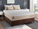 Ver imagem 1 de Cama Box Queen Alford com Colchão Molas Ensacadas 158x198x66 Marrom