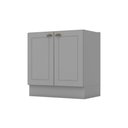 Ver imagem 1 de Balcão Modulado 80cm 2 Portas Emily Henn (sem Tampo)