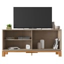 Ver imagem 6 de Rack Bancada para Tv 45 Pol 136cm Lucca Areia/freijó C01 - Mpozenato