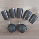 Ver imagem 7 de 5 Pe para Cama e 2 Rodizio para Moveis Cama Box de Casal 6cm