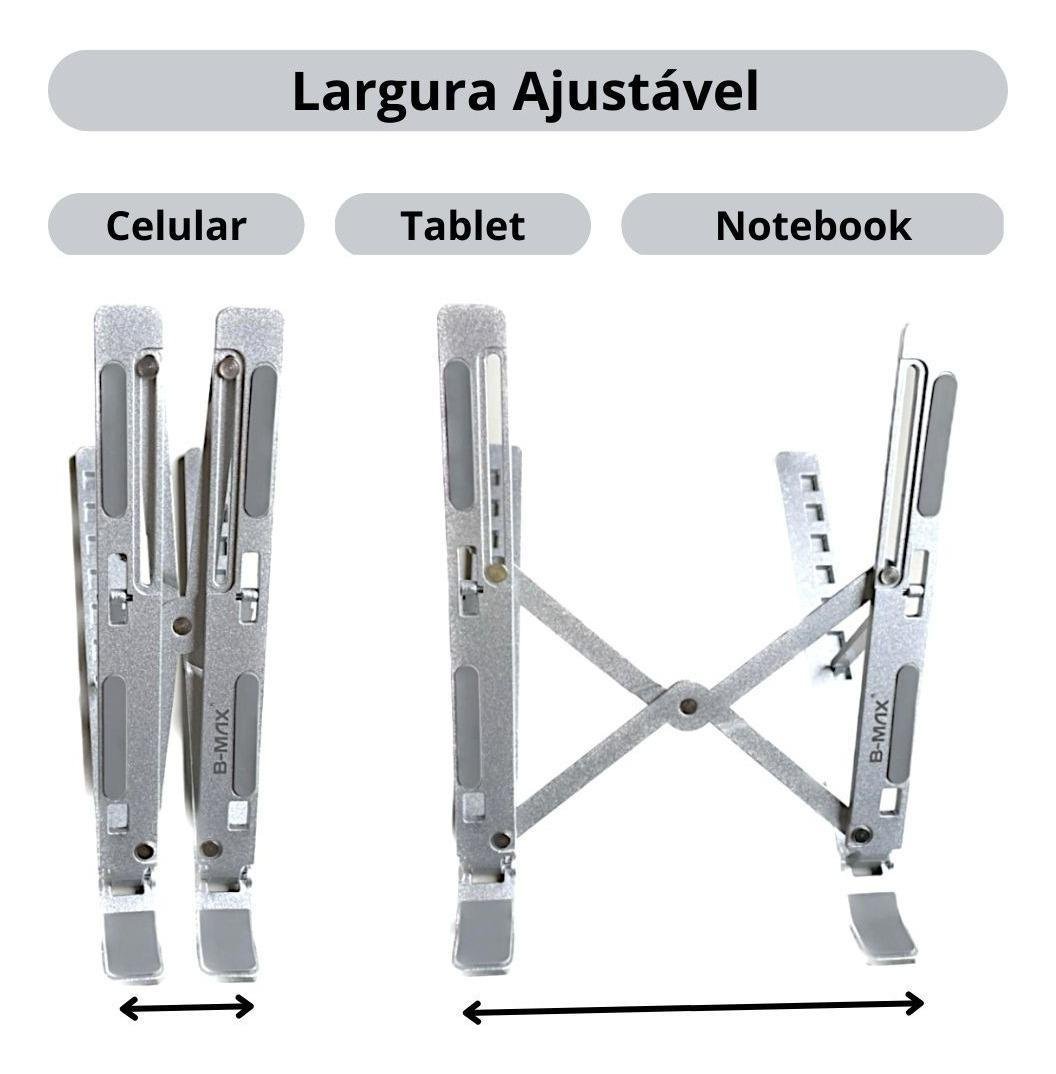 Suporte Notebook Articulado B-max Ergonômico - 2