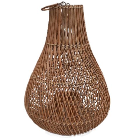 Pendente Decorativo de Rattan Catharina (bege) 55cm
