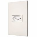 Ver imagem 1 de Conjunto 1 Tomada 2P+T Horizontal 10A 250V Branco Pialplus+