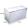Freezer Metalfrio Da550 546 Litros Com Duas Portas 110v - 7