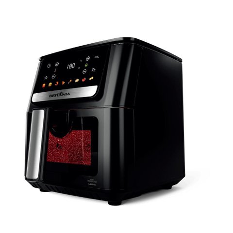 Air Fryer Britânia 6,5L Cesto Quadrado Redstone 1700W BAF65A - 127V
