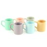Jogo 6 Mini Canecas Cerâmica Color 85ml - Fratelli - 1