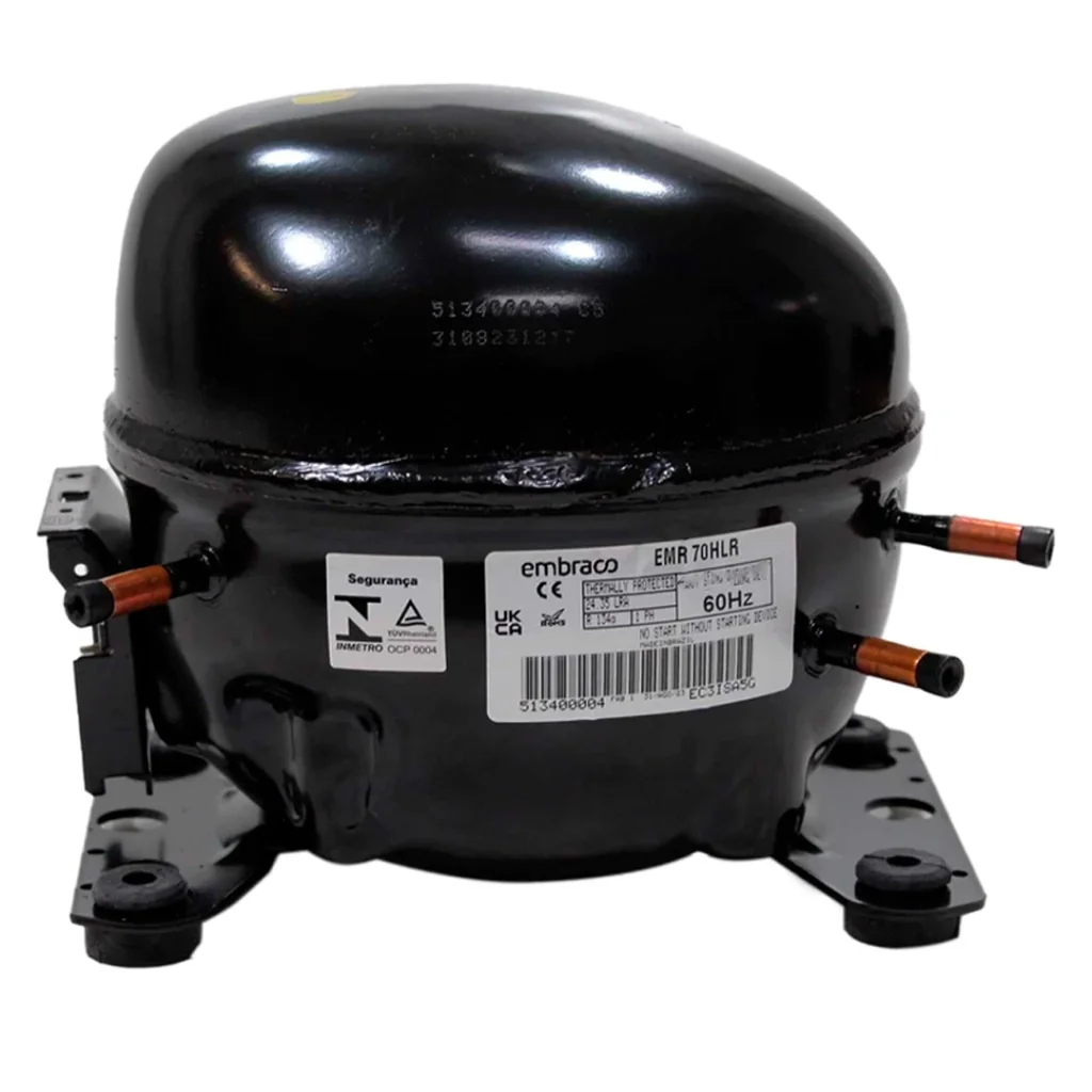 Compressor Embraco 1/5hp R134 Emr70hlr 220v 60hz W11677209